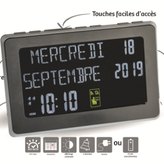 PEQUEÑO RELOJ CALENDARIO